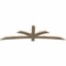 Ekena Millwork Davenport Rough Sawn Timber Gable Bracket, Douglas Fir, 84"W x 24"H x 2"D x 4"F, 7/12 Pitch GBW084X24X0204DAV00RDF - alternate 5